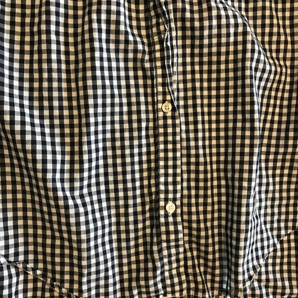 Abercrombie and Fitch Black and White Gingham Top - Picture 4 of 5